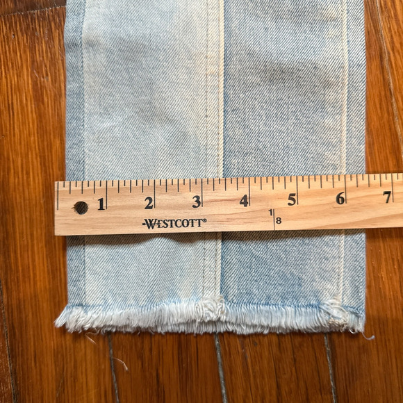 AG Adriano Goldschmied Jeans Two Tone High Rise Straight Crop 25 26x26 Isabelle - Picture 6 of 12